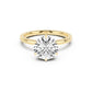 Ribbon Solitaire Engagement Ring