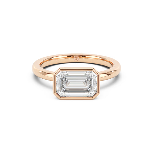 Eloise Antique Cut Cushion Bezel Solitaire