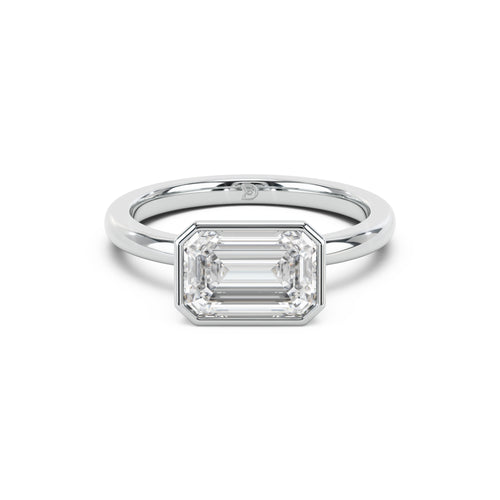 Eloise Antique Cut Cushion Bezel Solitaire