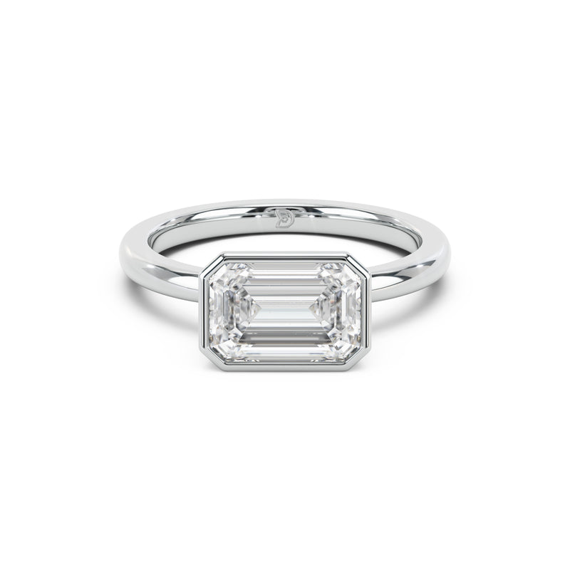 Eloise Antique Cut Cushion Bezel Solitaire