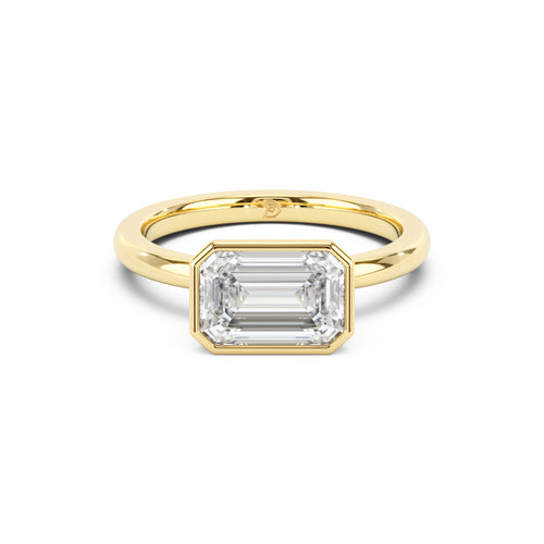 Eloise Antique Cut Cushion Bezel Solitaire