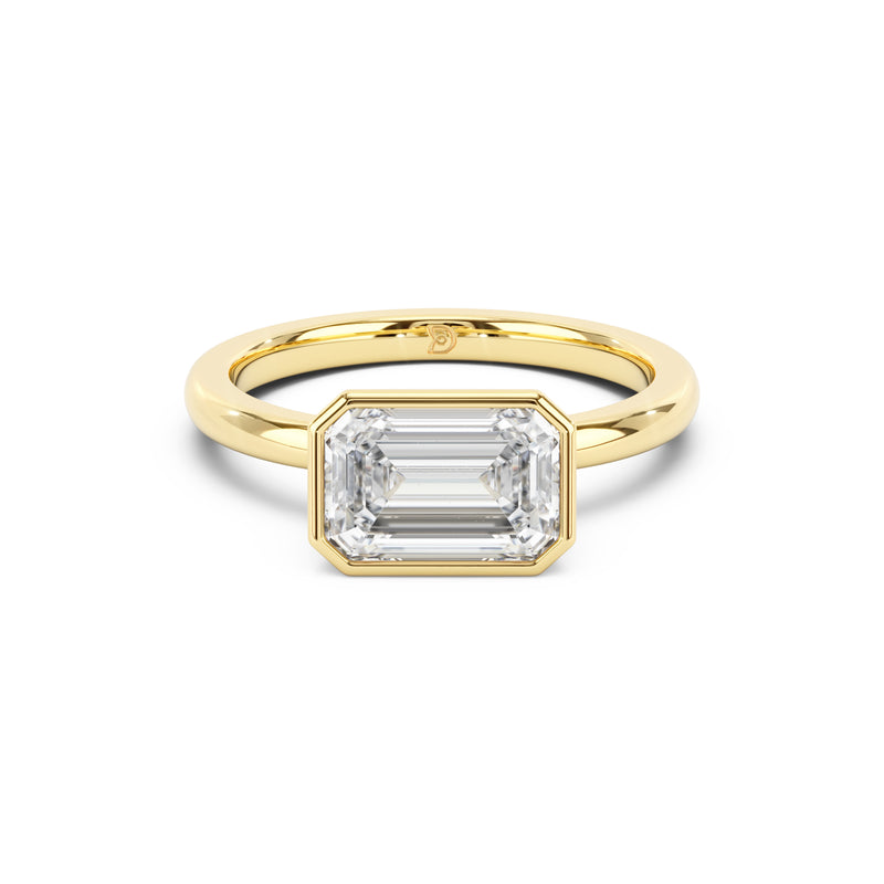 Eloise Antique Cut Cushion Bezel Solitaire