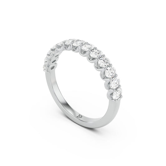 Ithaca Oval Diamond Band - Halfway