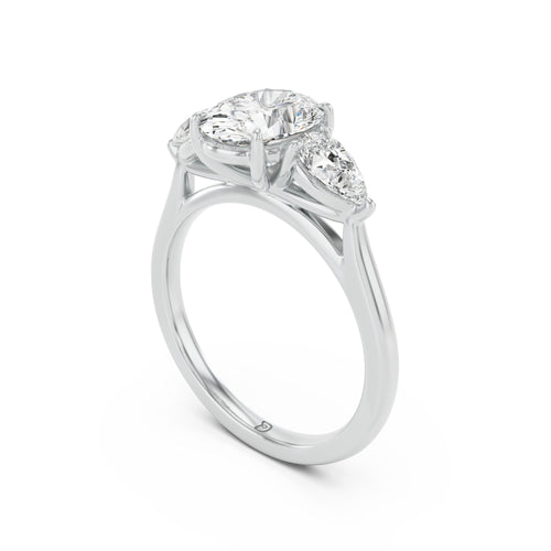 Sophia Oval and Pear Trilogy Ring
