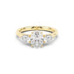 Sophia Oval and Pear Trilogy Ring