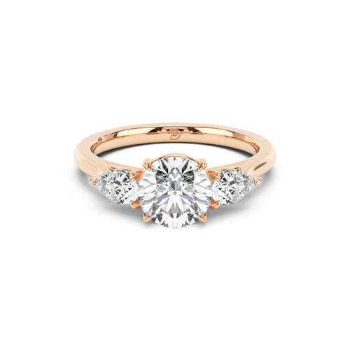 Sophia Oval and Pear Trilogy Ring