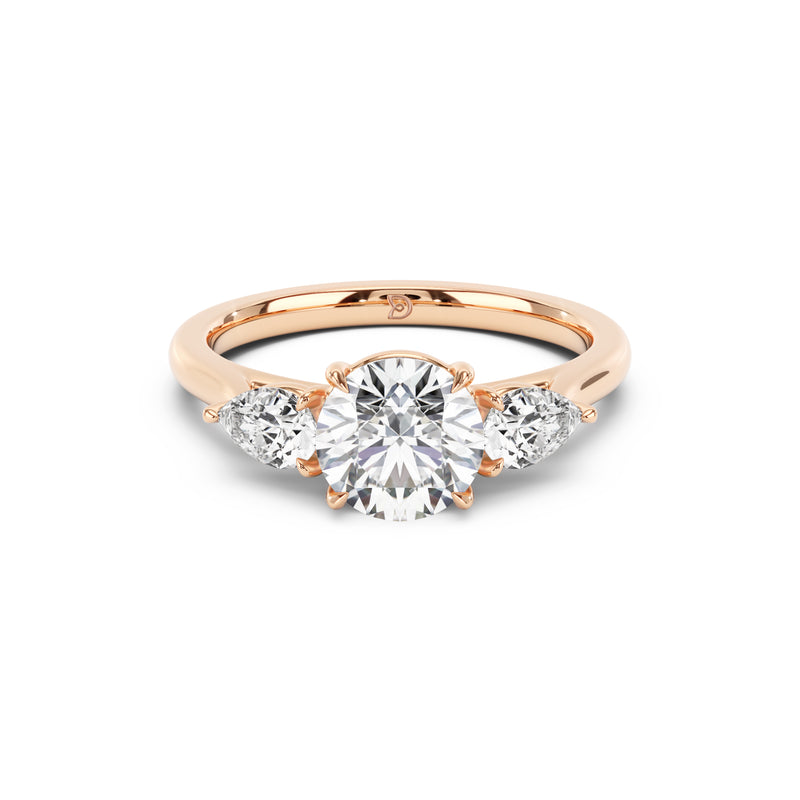 Sophia Oval and Pear Trilogy Ring