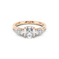 Sophia Oval and Pear Trilogy Ring