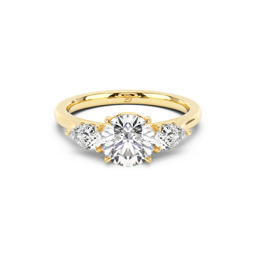 Sophia Oval and Pear Trilogy Ring