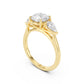 Sophia Oval and Pear Trilogy Ring