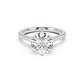 Florence Engagement Ring with Diamond Band