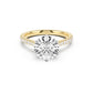 Florence Engagement Ring with Diamond Band