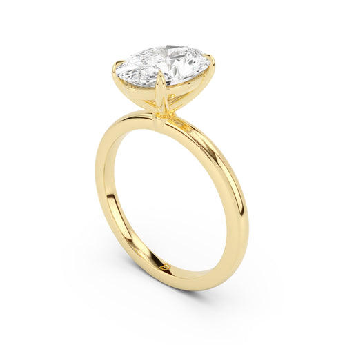 Ava Solitaire Engagement Ring