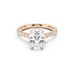 Notre Engagement Ring with Diamond Band