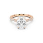 Notre Engagement Ring with Diamond Band