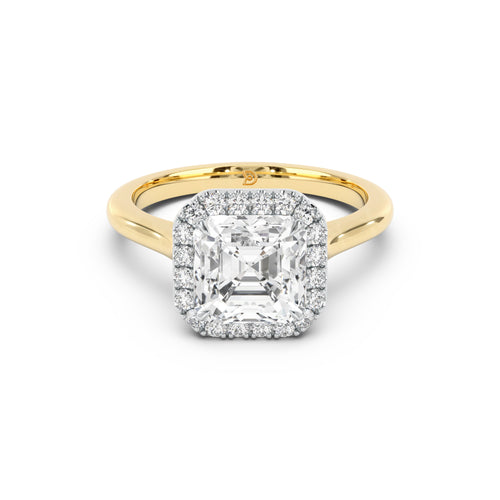 Aurora Halo Cathedral Ring