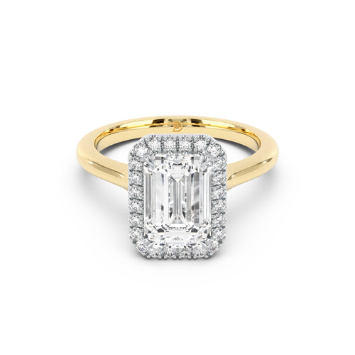 Aurora Halo Cathedral Ring