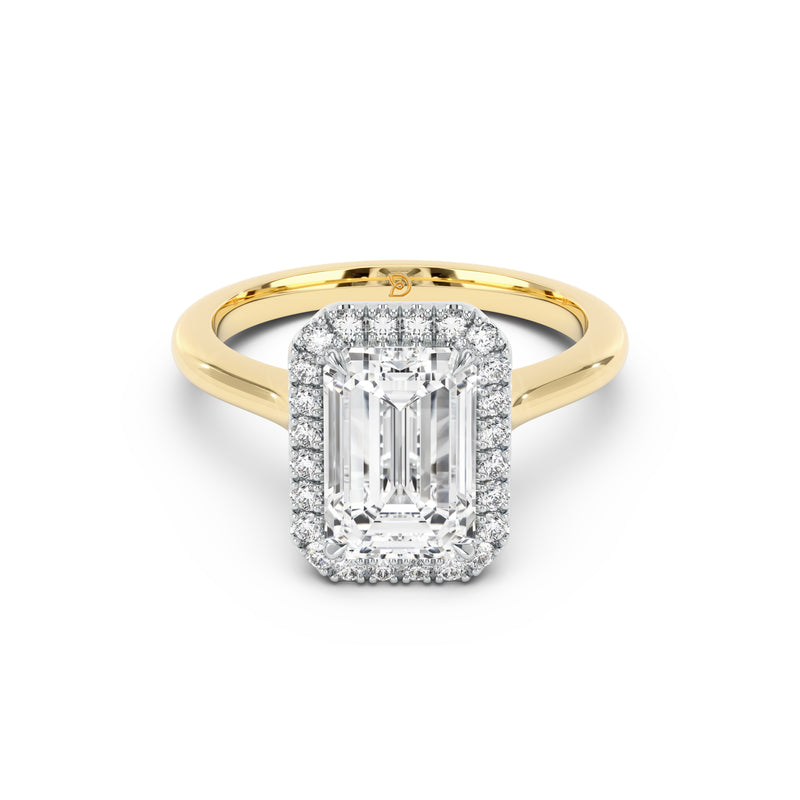 Aurora Halo Cathedral Ring