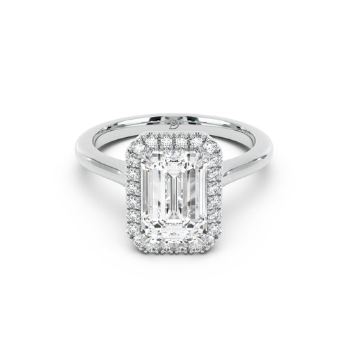 Aurora Halo Cathedral Ring