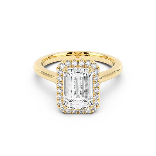 Aurora Halo Cathedral Ring