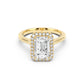 Aurora Halo Cathedral Ring