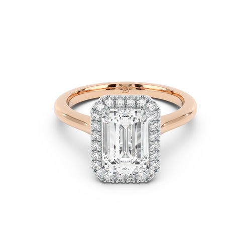 Aurora Halo Cathedral Ring
