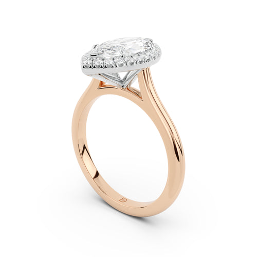 Aurora Halo Cathedral Ring