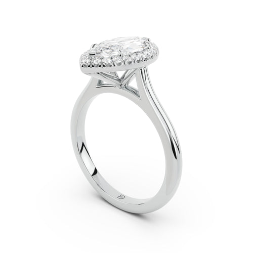 Aurora Halo Cathedral Ring