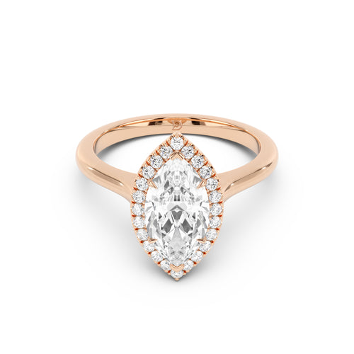 Aurora Halo Cathedral Ring