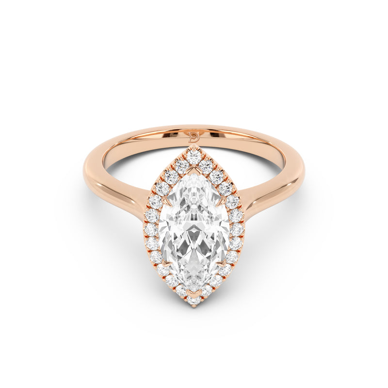 Aurora Halo Cathedral Ring
