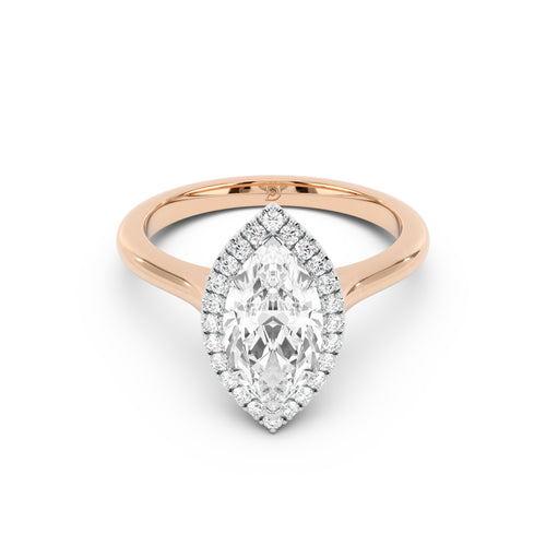 Aurora Halo Cathedral Ring