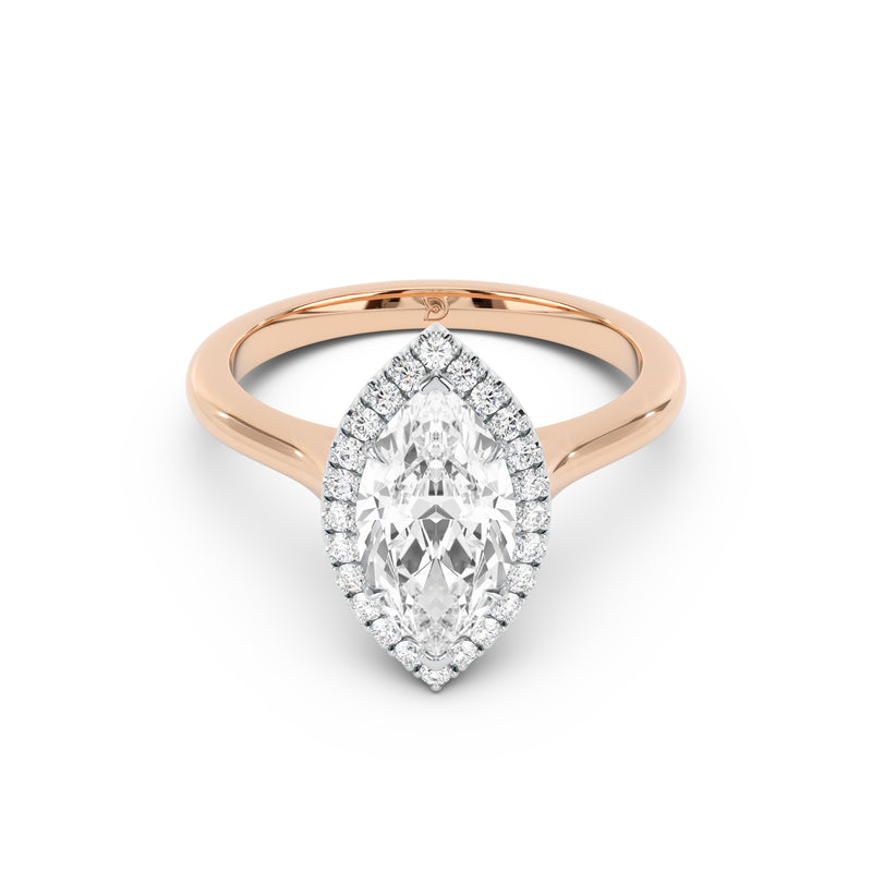 Aurora Halo Cathedral Ring