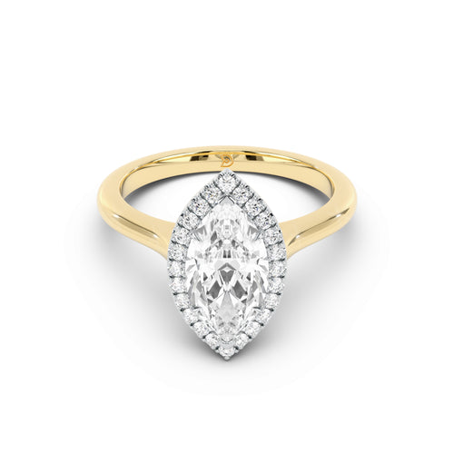 Aurora Halo Cathedral Ring