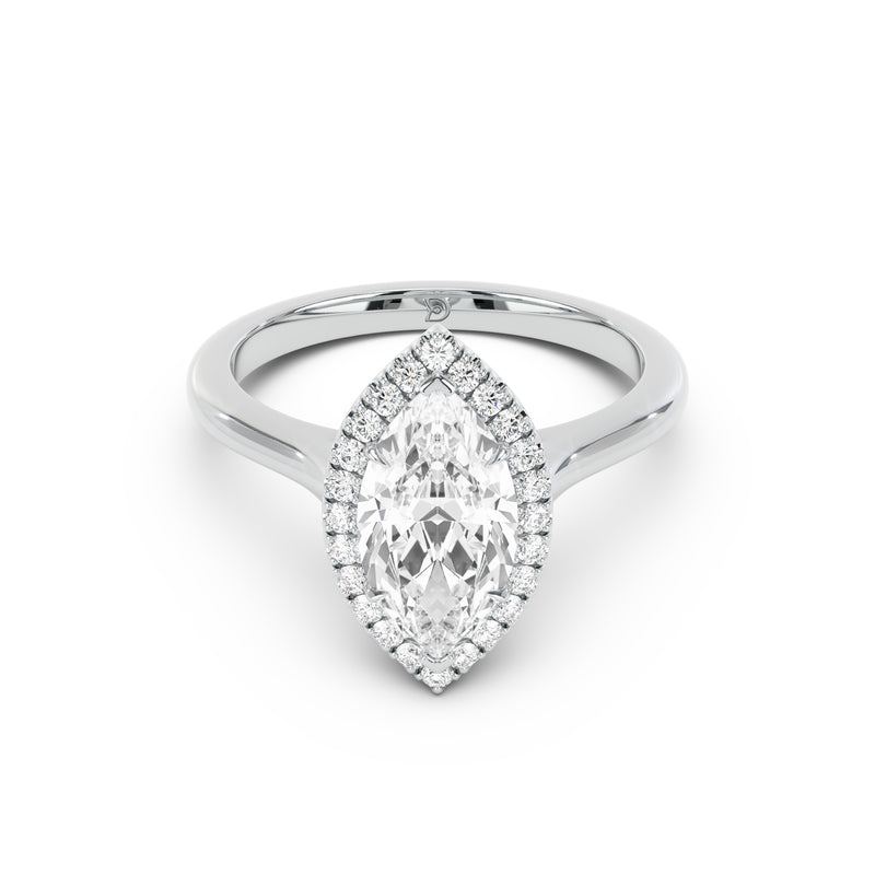 Aurora Halo Cathedral Ring