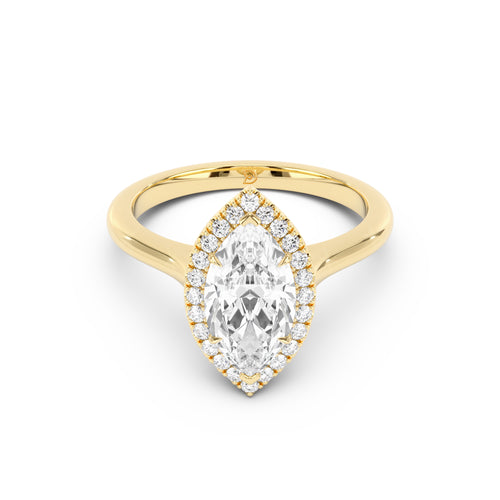 Aurora Halo Cathedral Ring