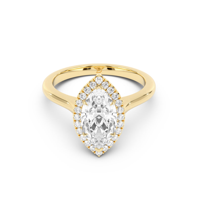 Aurora Halo Cathedral Ring