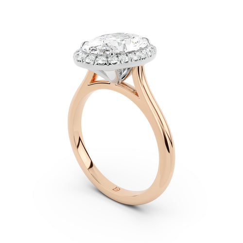 Aurora Halo Cathedral Ring