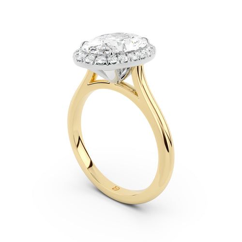 Aurora Halo Cathedral Ring