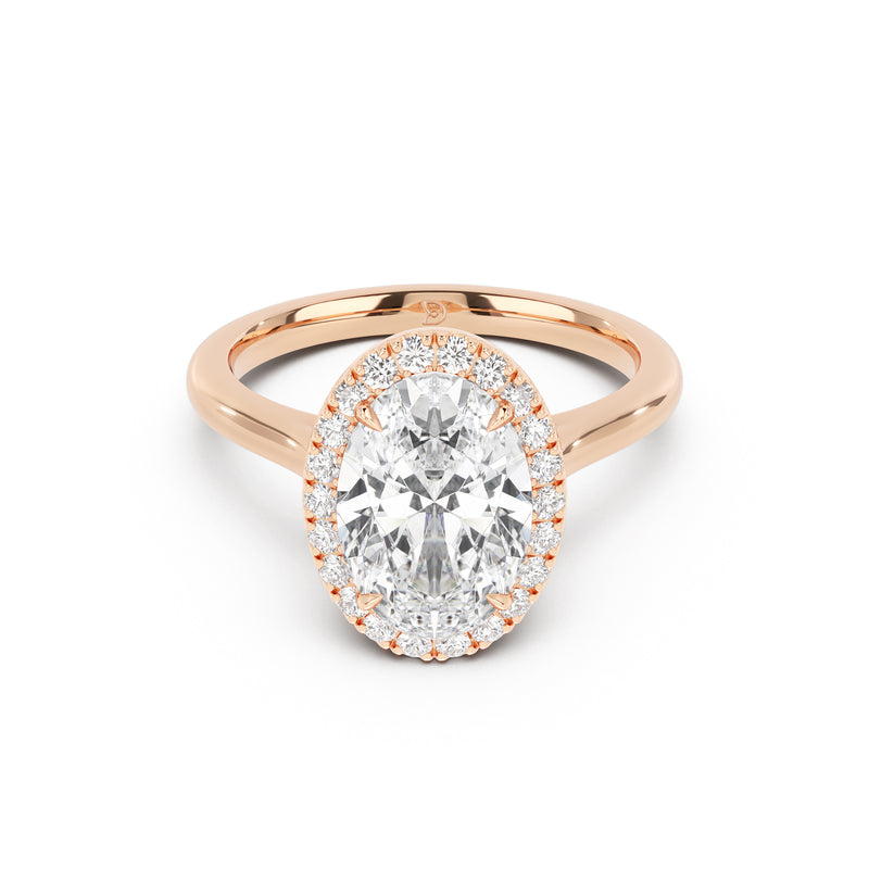 Aurora Halo Cathedral Ring
