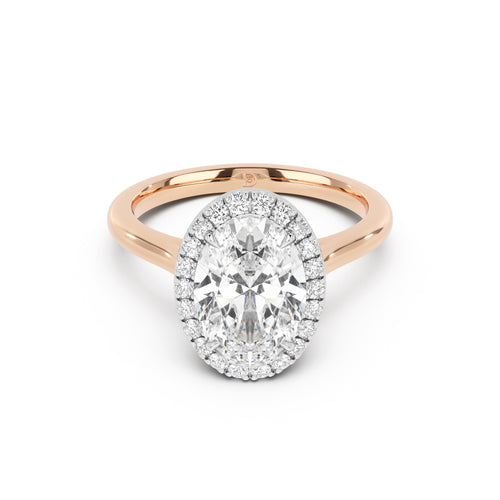 Aurora Halo Cathedral Ring