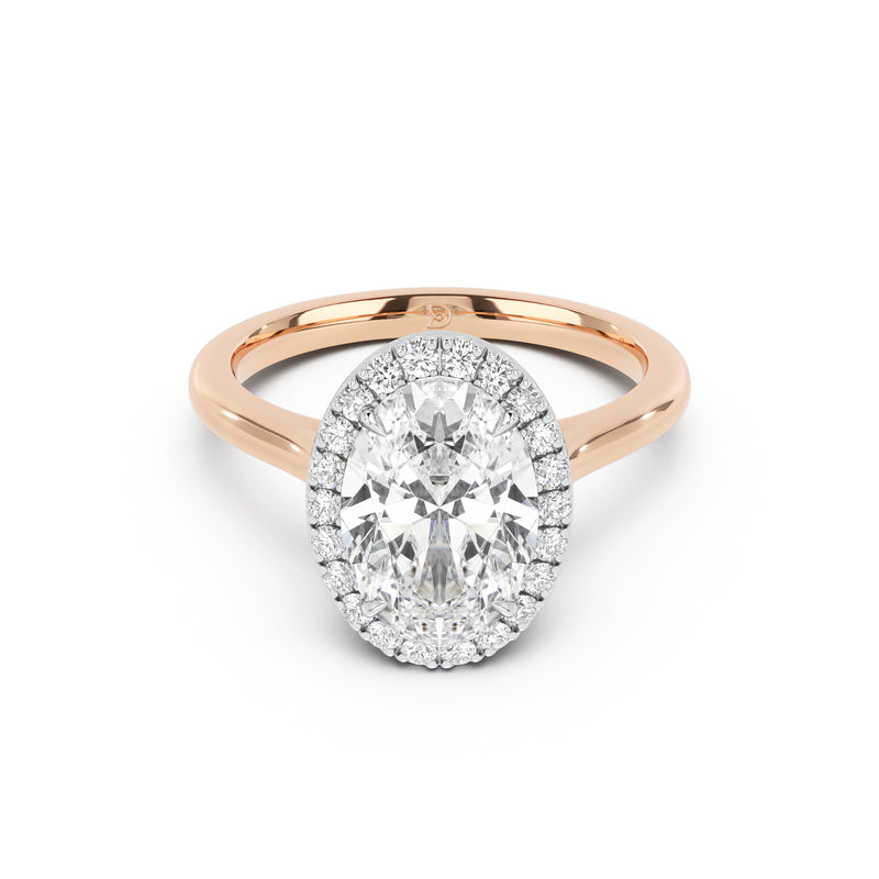 Aurora Halo Cathedral Ring