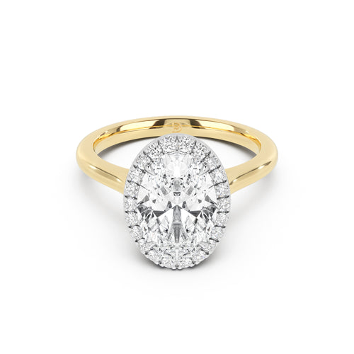 Aurora Halo Cathedral Ring
