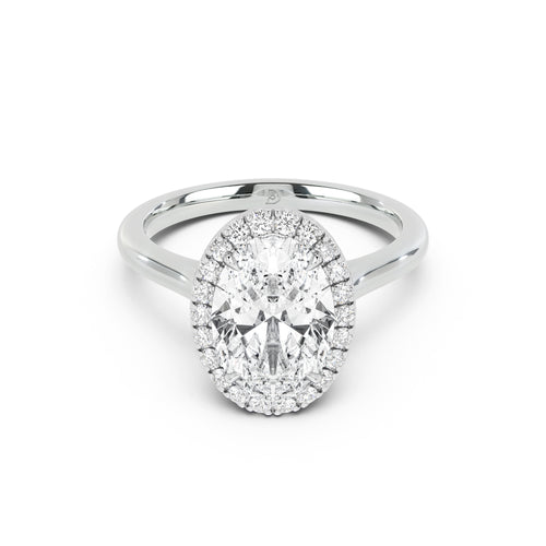 Aurora Halo Cathedral Ring