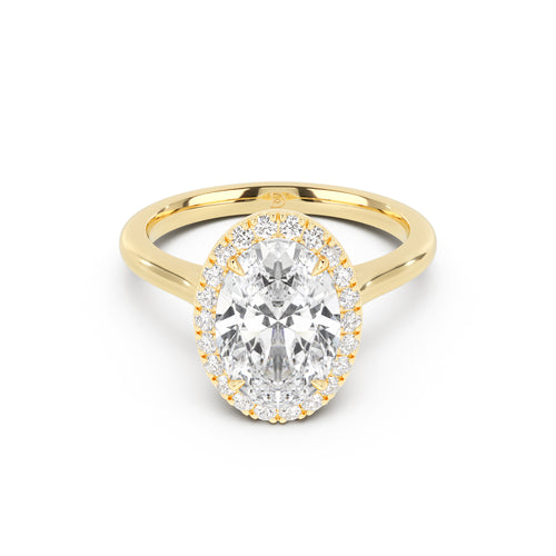 Aurora Halo Cathedral Ring
