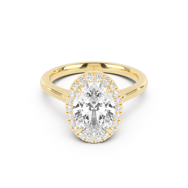 Aurora Halo Cathedral Ring