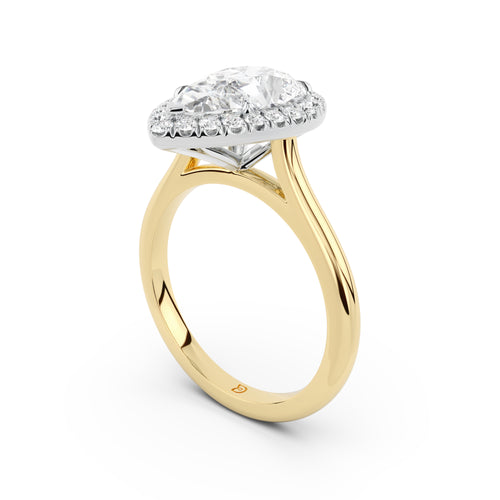 Aurora Halo Cathedral Ring