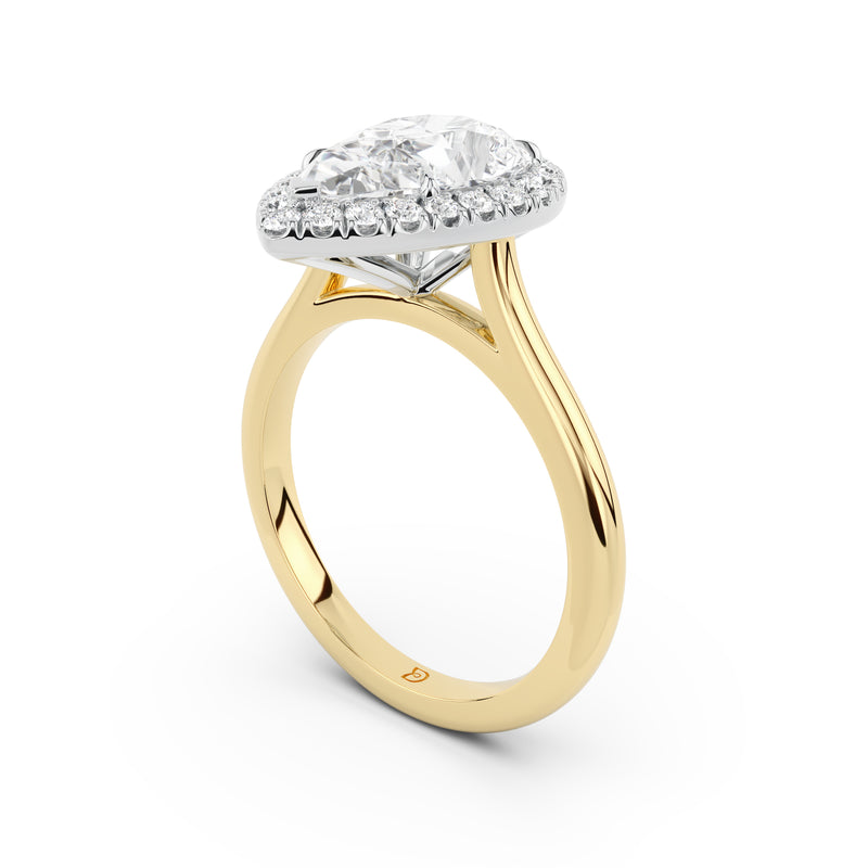 Aurora Halo Cathedral Ring