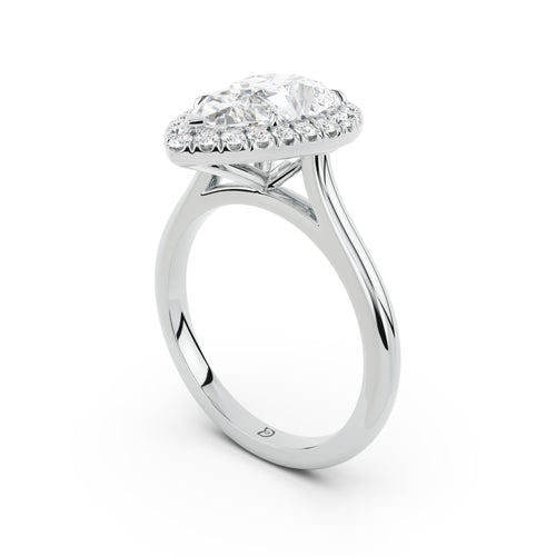 Aurora Halo Cathedral Ring