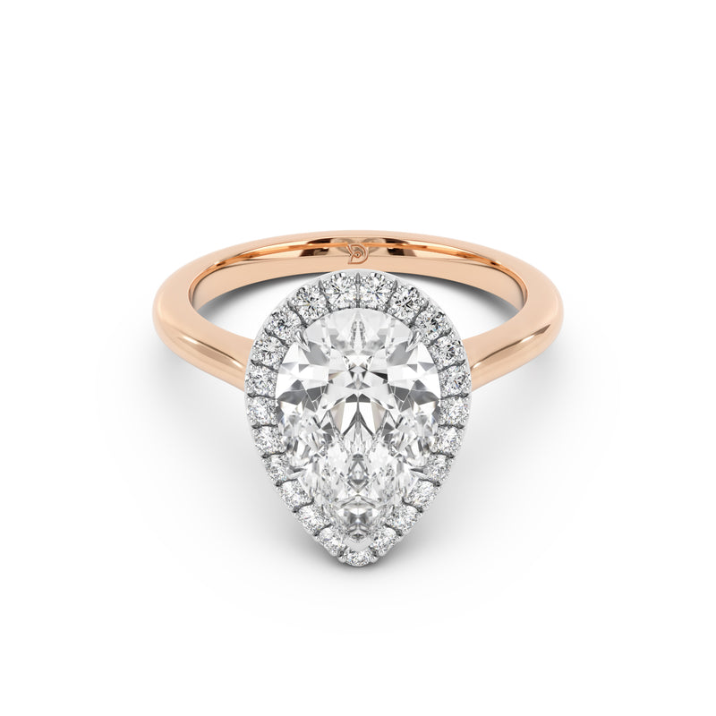 Aurora Halo Cathedral Ring