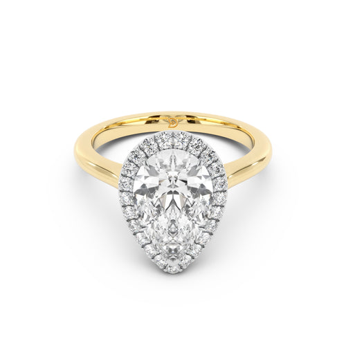 Aurora Halo Cathedral Ring